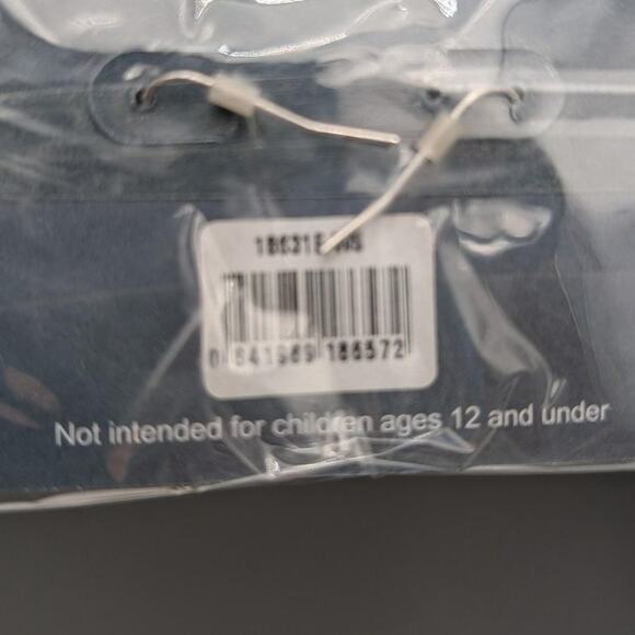 Crave Three Cross Drop Earrings Silver Tone Christian Religious Jewelry New - Picture 4 of 6